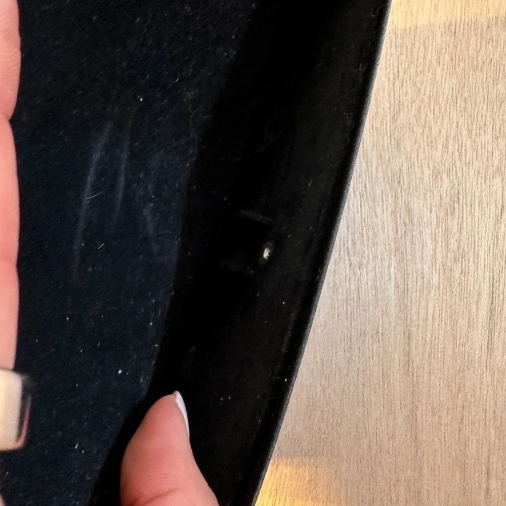 Ray-Ban Sunglasses Case Unisex OS Black Pebbled Snap Closure Case -148